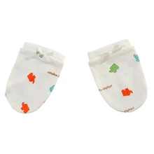 LeJIn Детская одежда аксессуары для малышей Детские перчатки теплые, сохраняющие печать цветочный узел хлопок трикотажные