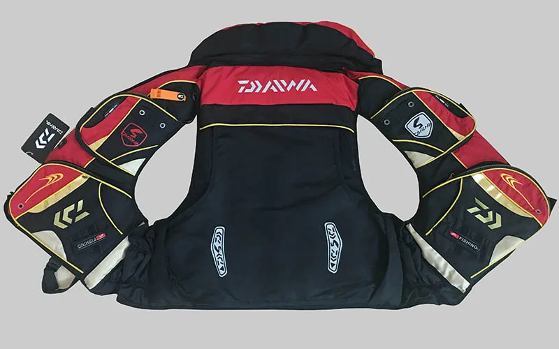 Salva-vidas de Pesca 120kg ao ar Novo Colete Cautela Refletida Luz Salva-vidas Dawa Alta Flutuabilidade Livre Multi-bolso 2020 Mod. 1266063 9 Coletes de pesca