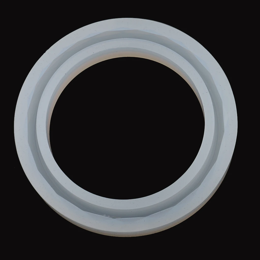 2 Sizes Round Silicone Mold Bracelet Casting Mould For Epoxy Resin Bracelet Bangle DIY Jewelry Tools
