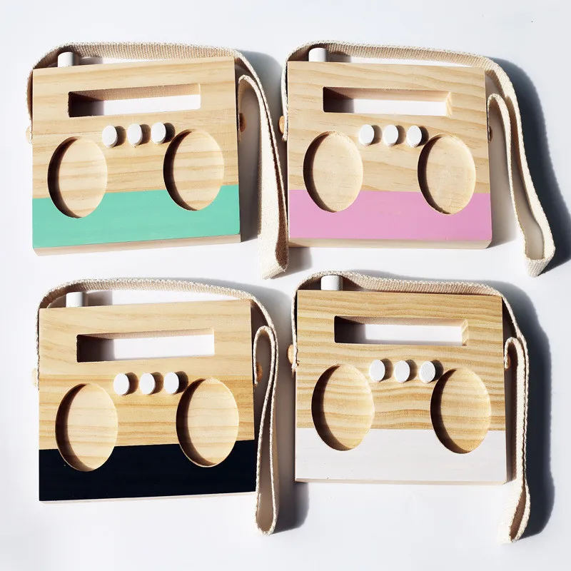 

Nordic style Cure wood Recorder handing Child clothing store decorative photography props Fashion creative Home craft ornament
