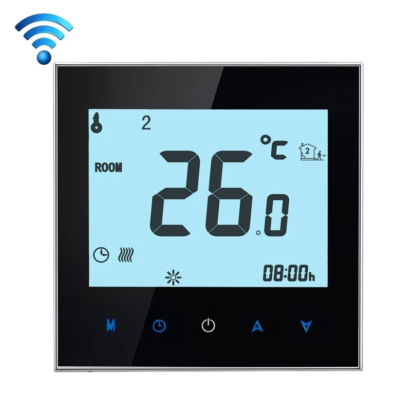 

220V3A Phone Remote Controller Touchscreen LCD Display WIFI Programmable Thermostat Computer APP Room Floor Heating Temperature