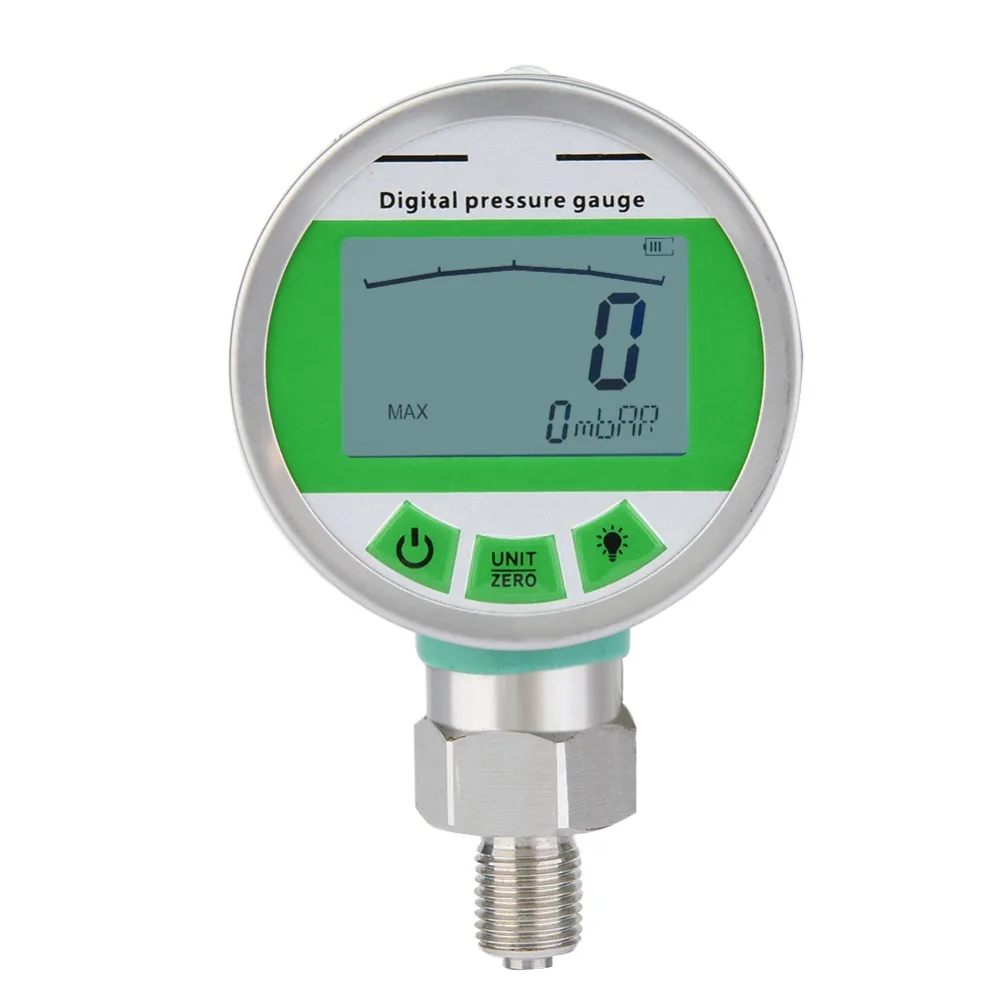 Digital Stainless Steel 1000Kpa Hydraulic Pressure Gauge With G14 Connectorin Pressure Gauges