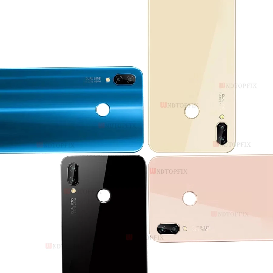 Huawei P20 Lite Battery Cover Back Glass Door Housing Case For Huawei P20 Lite Battery Cover P20lite Rear Panel With Camera Lens