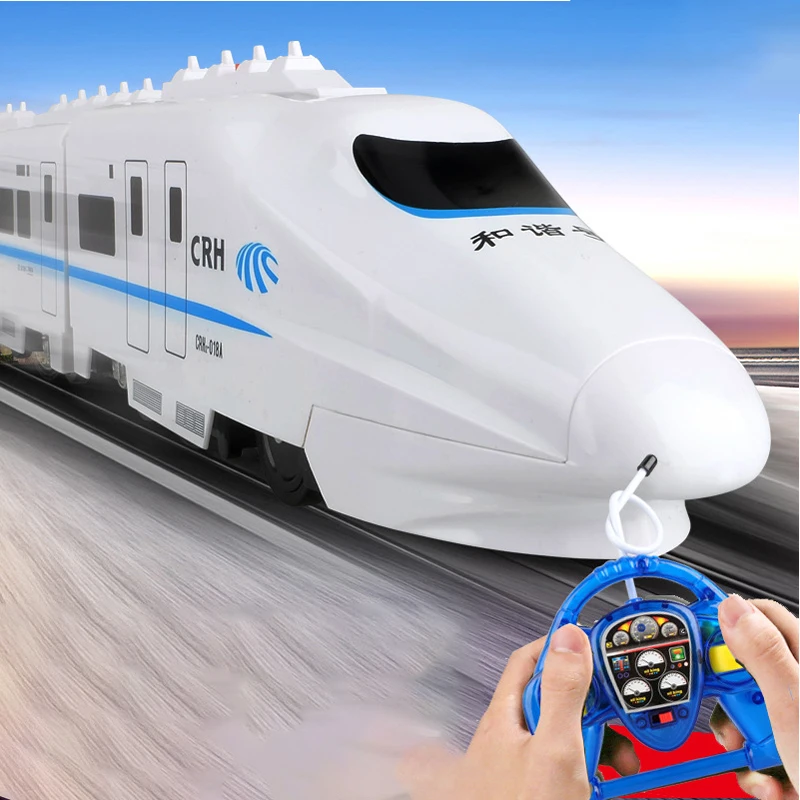 82 см/CRH RC поезд игрушки Электрический пульт дистанционного управления поезд Китай железная дорога высокоскоростные поезда модель RC игрушки для детей Подарки