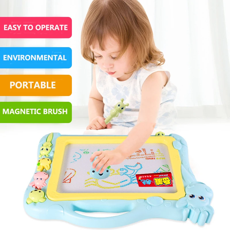 

43*30cm Plastic Magnetic Cartoon Children Aqua Doodle Drawing Board Toys Early Learning Education Drawing Toys Gift For Kids