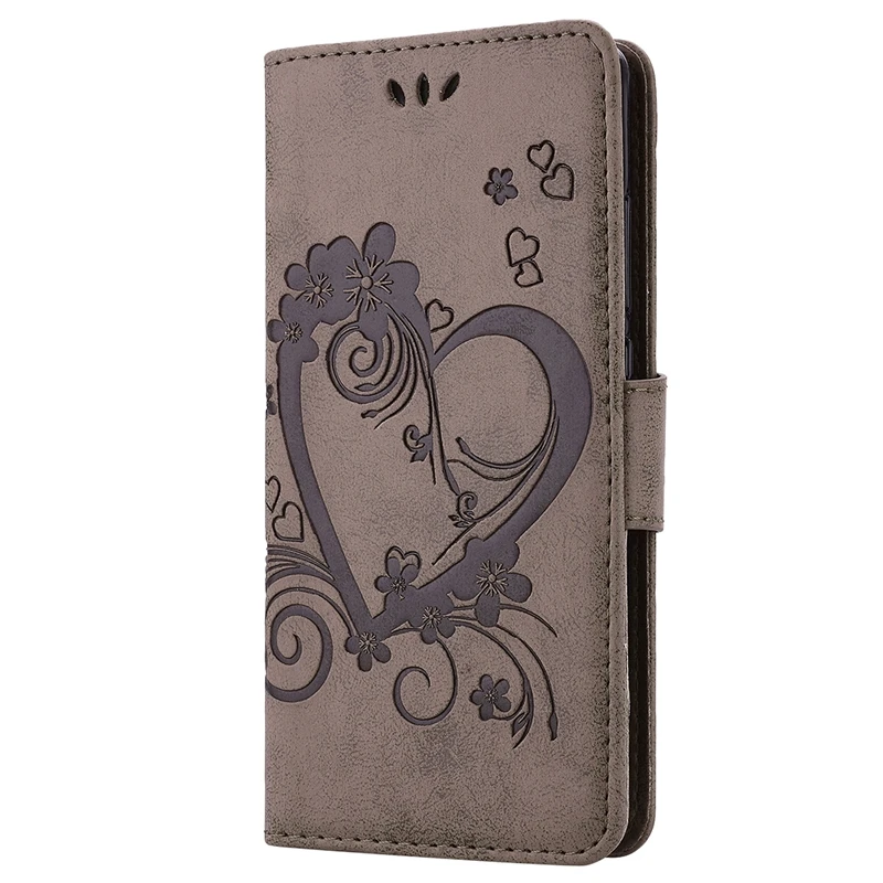 

Grandever Flip Leather Case For Huawei P8 Lite Case For Wallet card hold Design Embossed Pattern Coque For Huawei P8 Lite Case
