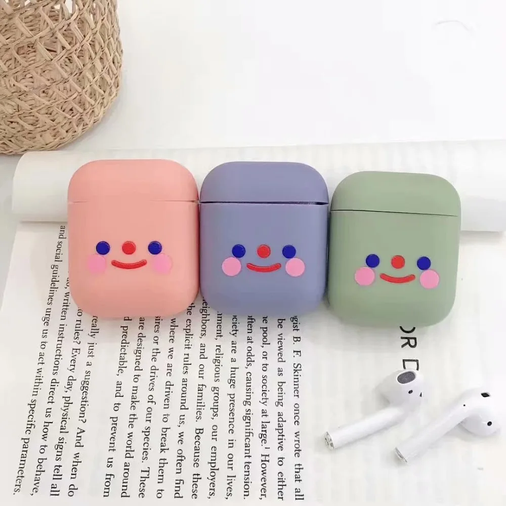 Силиконовый чехол для наушников COOLY с рисунком из мультфильма Bluetooth Apple AirPods сумка