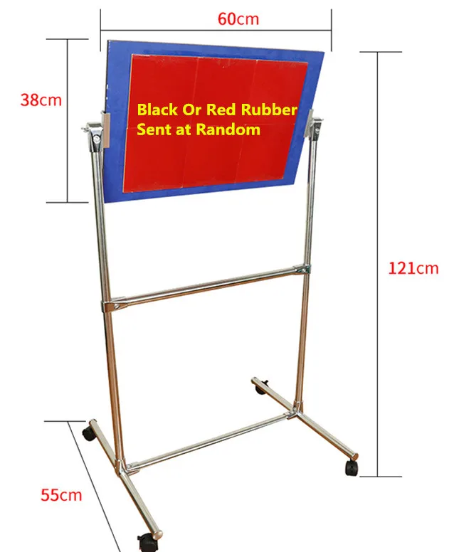 Huieson Мобильная доска для настольного тенниса с роликовыми колесами для самообучения настольному теннису Одиночная доска для тренировок новая - Цвет: Black or Red