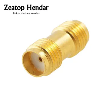 

100Pcs Gold SMA Female to Female Jack Straight RF Coaxial Connector LMR Cable Adapter