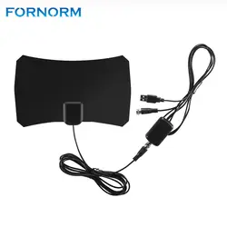 Fornorm 1080 P цифровой ТВ Антенна комнатная с USB Powered Усилитель 50 миль Long Range HD ТВ антенны