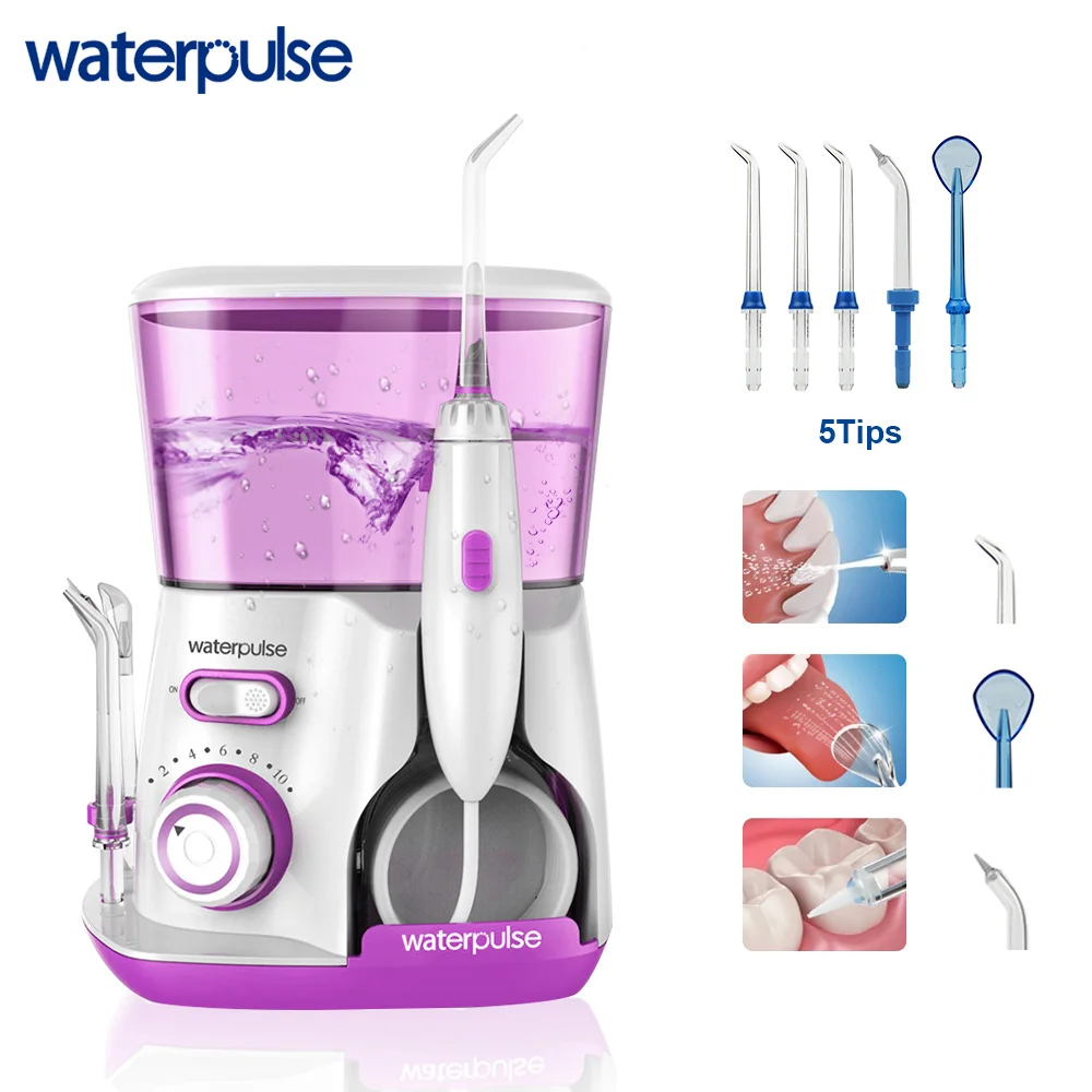 

Waterpulse V300 Dental Flosser Pro Water Flosser 800ml Oral Hygiene Dental Water Oral Irrigation For Tooth Care