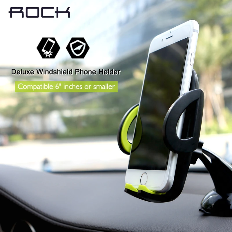 bilder für ROCK Deluxe Windschutzscheibe Auto Halter Für iPhone Samsung S8 Telefon Stehen 360 Grad Einstellbare für 4-6 zoll Handy bilder für ROCK Deluxe Windschutzscheibe Auto Halter Für iPhone Samsung S8 Telefon Stehen 360 Grad Einstellbare für 4-6 zoll Handy