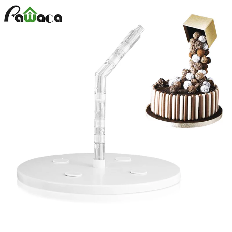 

Cake Support Structure Frame Anti Gravity Cake Pouring Kit Hanging Decorative Cake Stand Birthday Wedding Party DIY Cake Tools