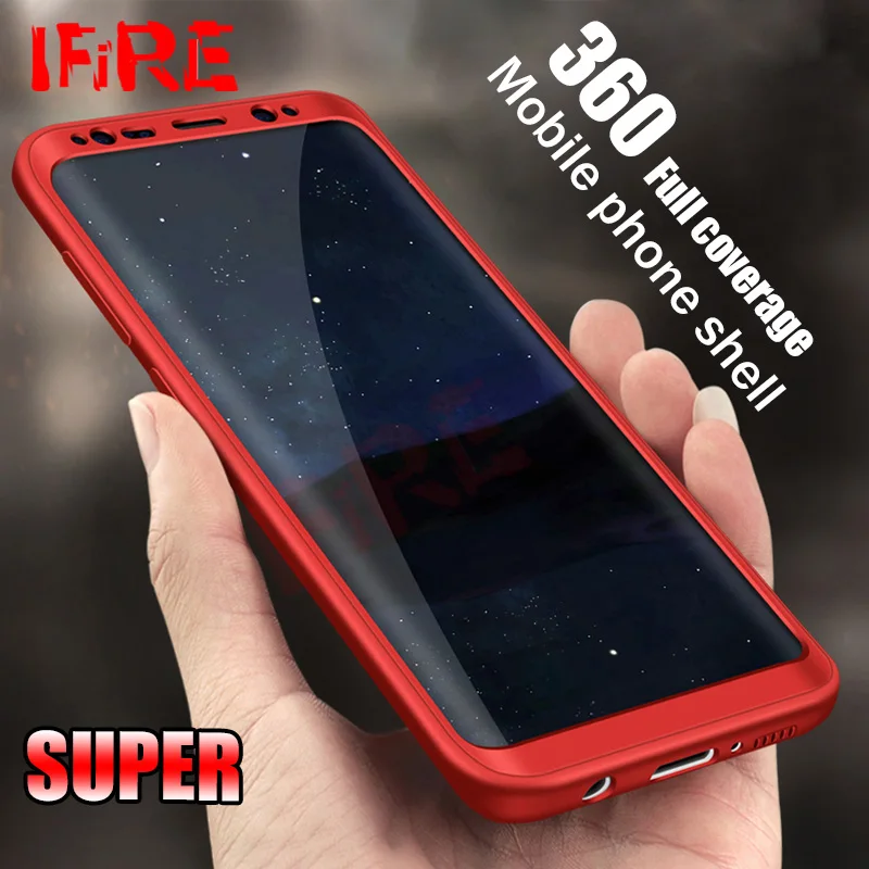 

Luxury 360 Full Body Protective Case For Samsung Galaxy S6 S7 Edge Note 8 Silicone Soft TPU+PC Cover For Samsung s8 S8 Plus Case