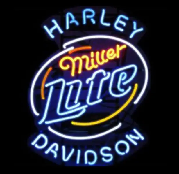 

Business Custom NEON SIGN board ForMiller Lite Neon Signneon light signelectronic Tube BEER BAR PUB Club Shop Light Signs 17*14