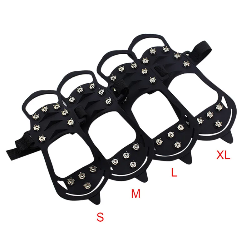 1 pair Crampons Non-slip Snow Cleats Shoes Boots Cover Step Ice Spikes Grips Crampons For Hiking Climbing Accessories  #4n27 (4)