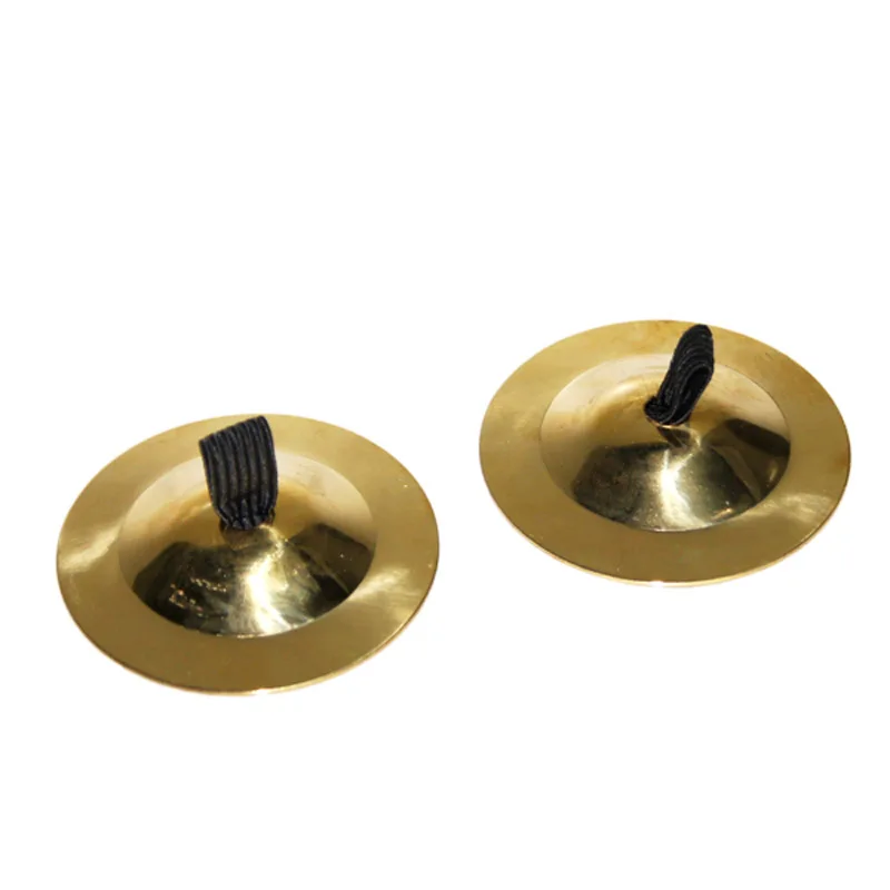 

1 Pairs Dress Accessory for Copper Belly Dance Finger Cymbals Costume