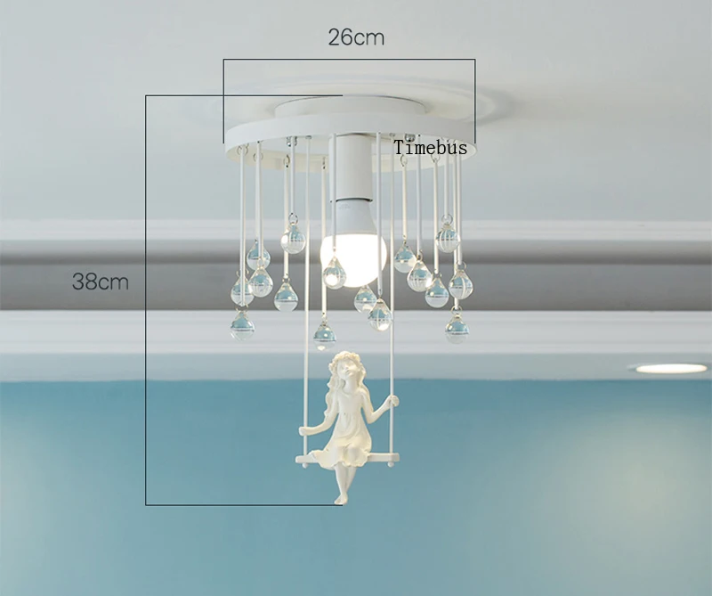 Современный Хрустальные светильники потолочные простой прохода света коридор лампа Кабинет Светодиодный потолочный светильник гардероб