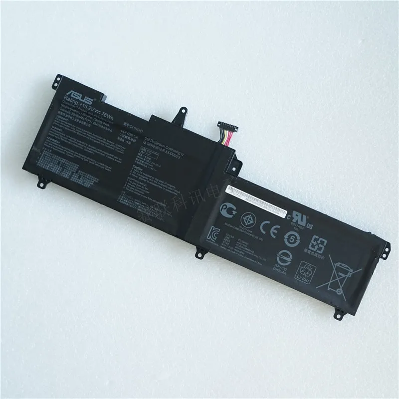 

New genuine Battery for ASUS GL702 GL702V GL702VM GL702VS GL702VT GL702ZC C41N1541 15.2V 76WH