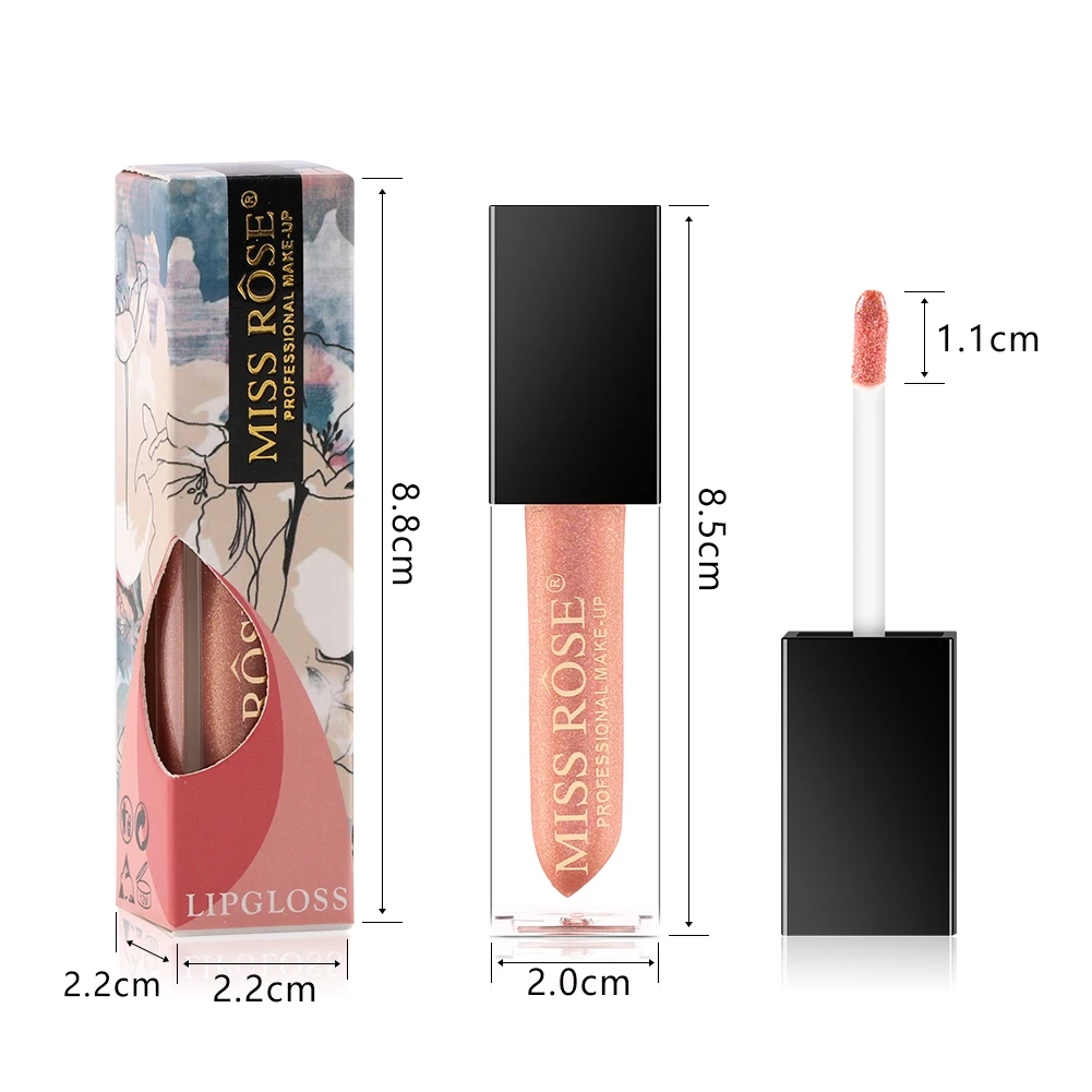 lipstick set miss rose Makeup 7 color pearl lip gloss is not easy to stick cup waterproof dazzling lip glaze make-up lipstick set miss rose Makeup 7 color pearl lip gloss is not easy to stick cup waterproof dazzling lip glaze make-up