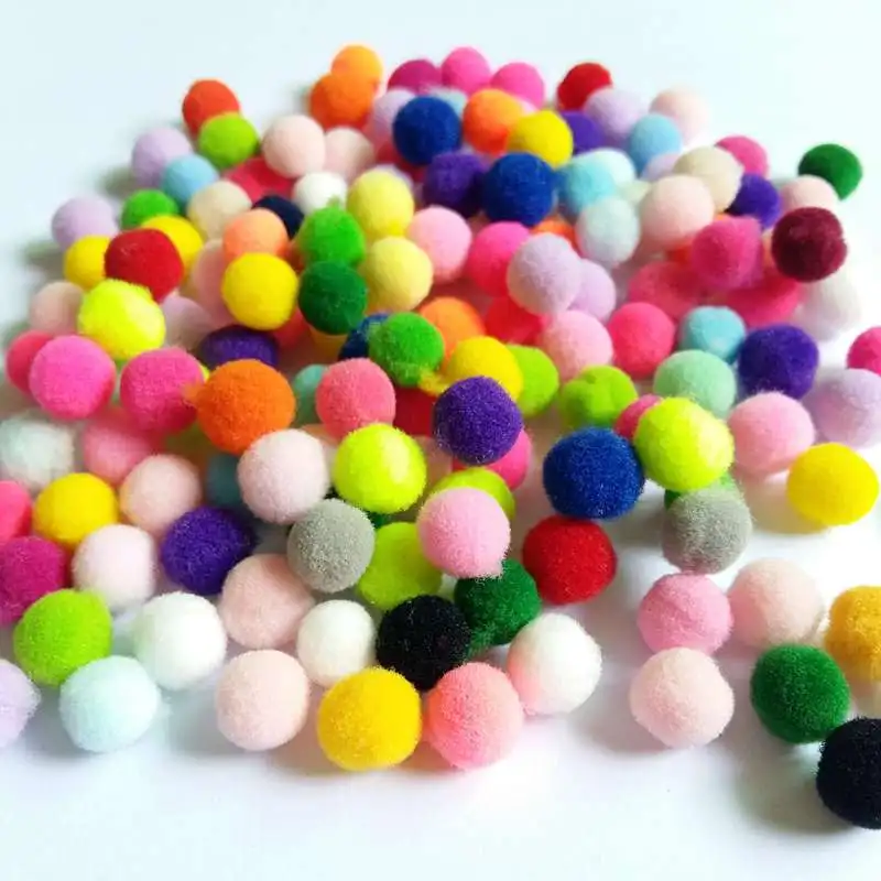 

10/15/20/25mm Fur Plush Ball for Craft DIY Soft Wedding Home Decoration Garment Sewing on Cloth Accessories