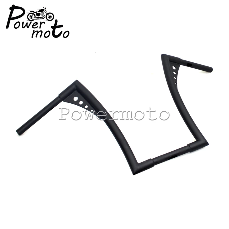 Черный мотоцикл 16 &quotRise 1 1/4&quot APE вешалка руль для Harley Fat Bob Dyna Street Cafe Racer Scrambler|Руль