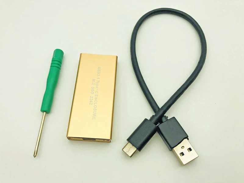 Адаптер Переходник USB 3 1 к M.2 NGFF SATA SSD 10 Гбит/с Type C Чехол B соединитель в форме ключа
