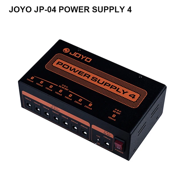 Cheap JOYO JP-04 Guitar Effect Pedal Power Supply 8 Independent 9V 12V 18V Output Power Adapter Guitar Accessories free shipping