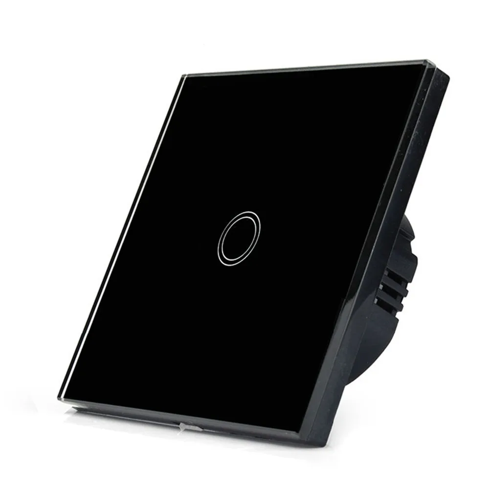 EU Standard Smart Home Touch Switch 1 Gang 1 Way Wall Light led touch