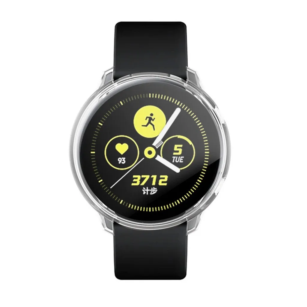 Ouhaobin силиконовые чехлы для Samsung Galaxy Watch Active 40 мм TPU рамка Крышка Корпус полное