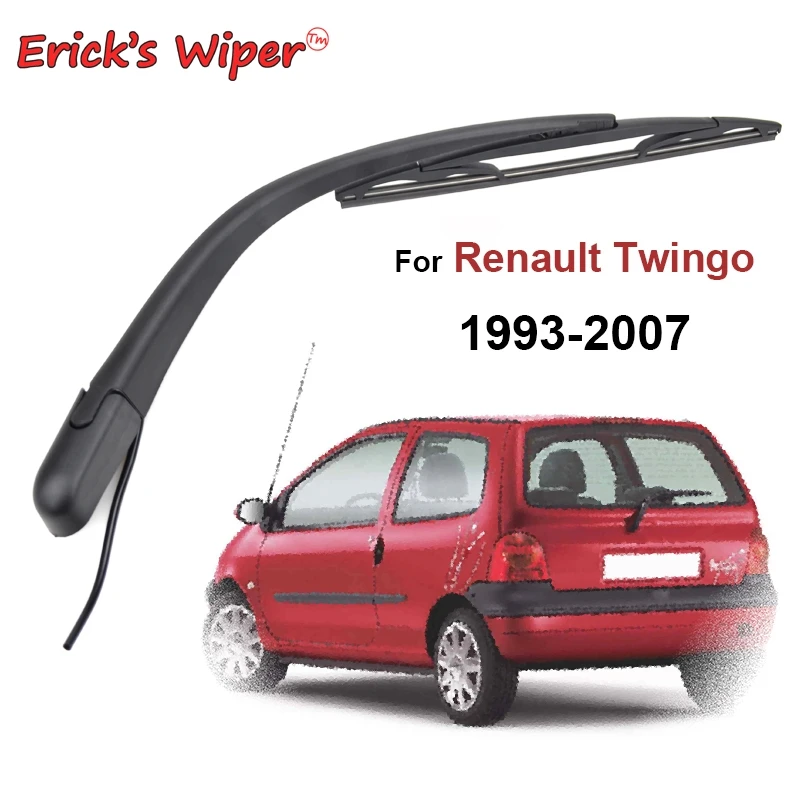 Erick's Wiper 12" Rear Wiper Blade & Arm Set Kit For Renault Twingo MK1