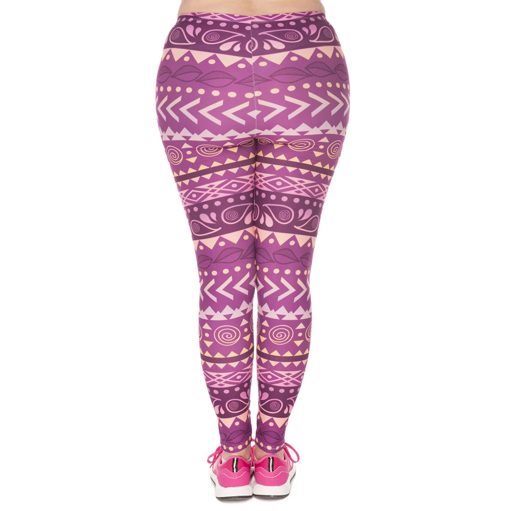 Женские эластичные брюки с высокой талией и принтом|plus size leggings|size legginglarge legging |