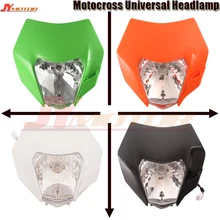 Универсальный Кроссовый налобный фонарь Мотоцикл Байк супермото фара обтекатель для EXC SX F XCF SMR