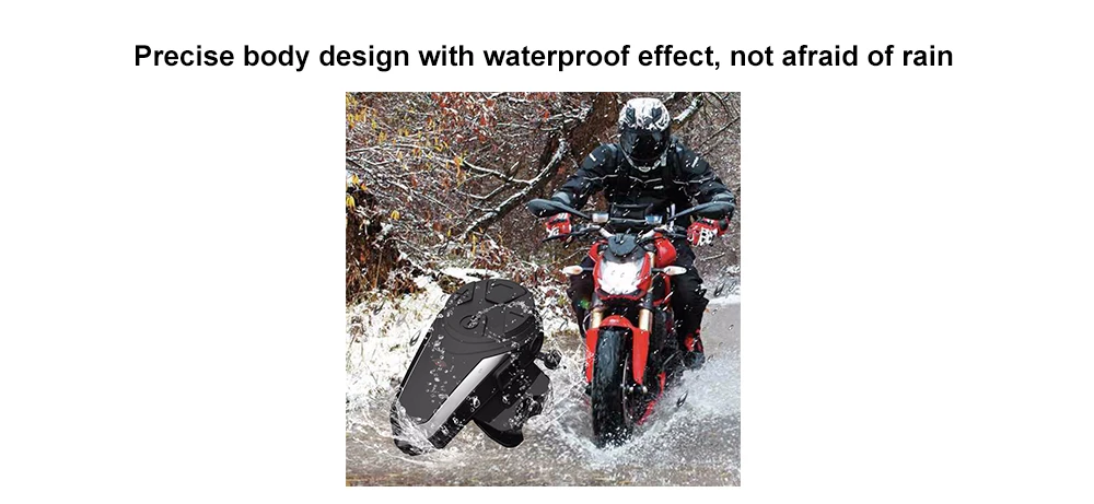 BT - S3 Multifunctional Motorcycle Bluetooth Interphone