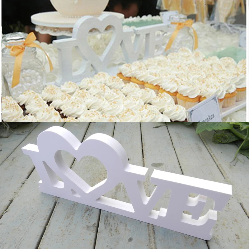 

Wedding Love Sign , White Acrylic Letters,Wedding Decor,Shelf Decor Free Shipping Wedding Table Decorations