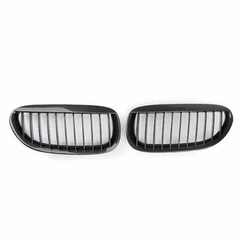 

Areyourshop Car For BMW Front Kidney Grille Grill For BMW E63 E64 6-Series 2004-2010 1Pair Car Auto Styling Exterior Covers