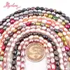 Mini perles naturelles d'eau douce, amples, amples, pour bricolage de colliers pour femmes, fabrication de bracelets de bijoux, 4-6x5-8mm ► Photo 1/6