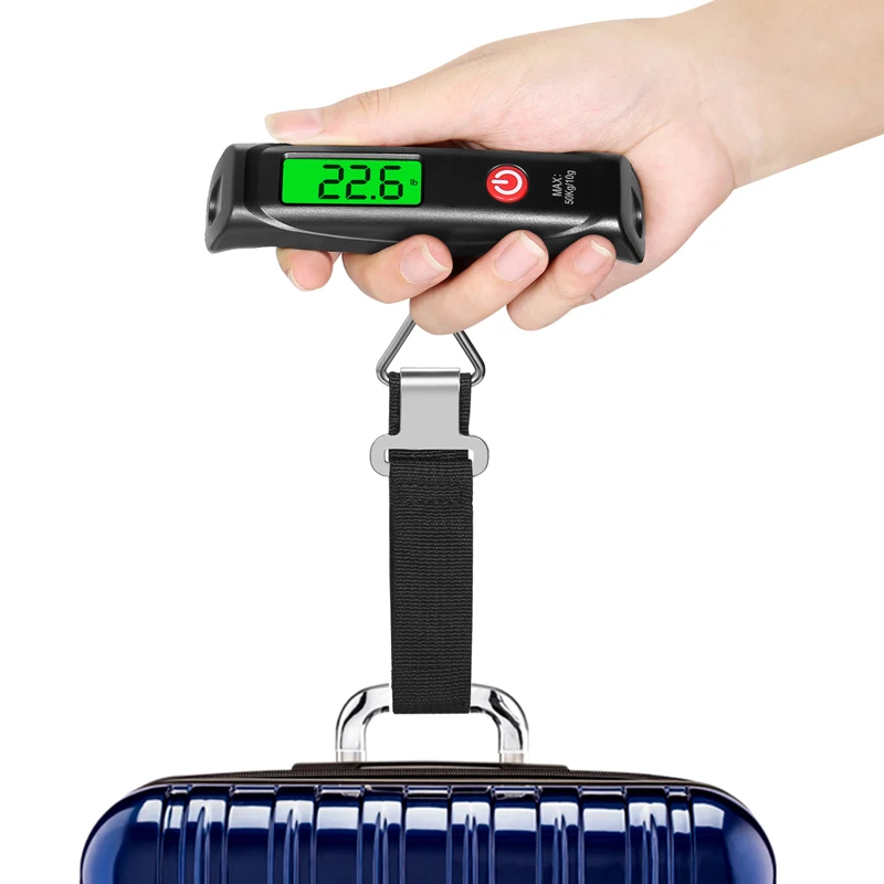

Hand Held Luggage Scale Electronic Digital hanging Scale for Fishing Luggage Travel suitcase Weighting Steelyard
