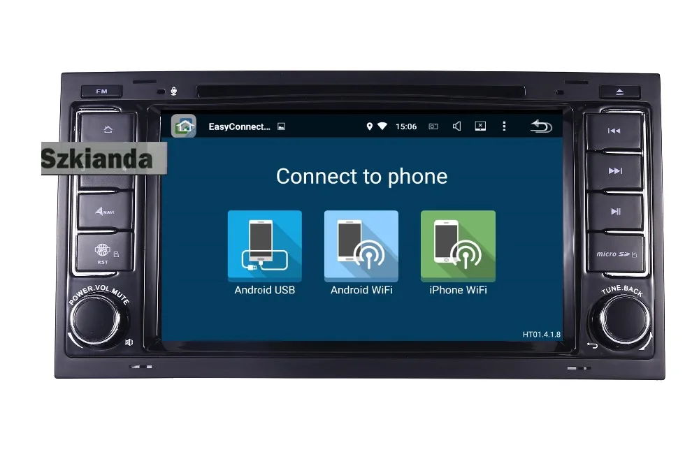 Discount 7"HD 1024x600 Touch Screen Android 8.0 Car DVD player for VW Touareg Multivan With 4G Wifi GPS Bluetooth Radio Bluetooth SD DVD 3