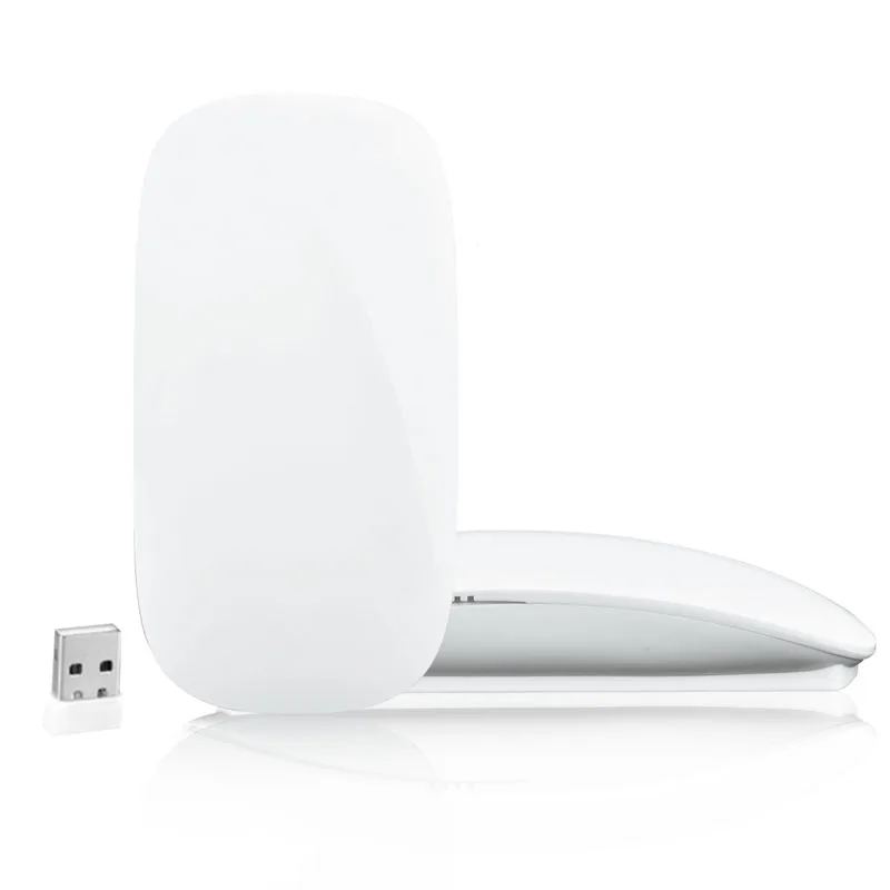 Высокое качество ультра тонкий бесшумный USB 2 4G Беспроводная оптическая мышь для