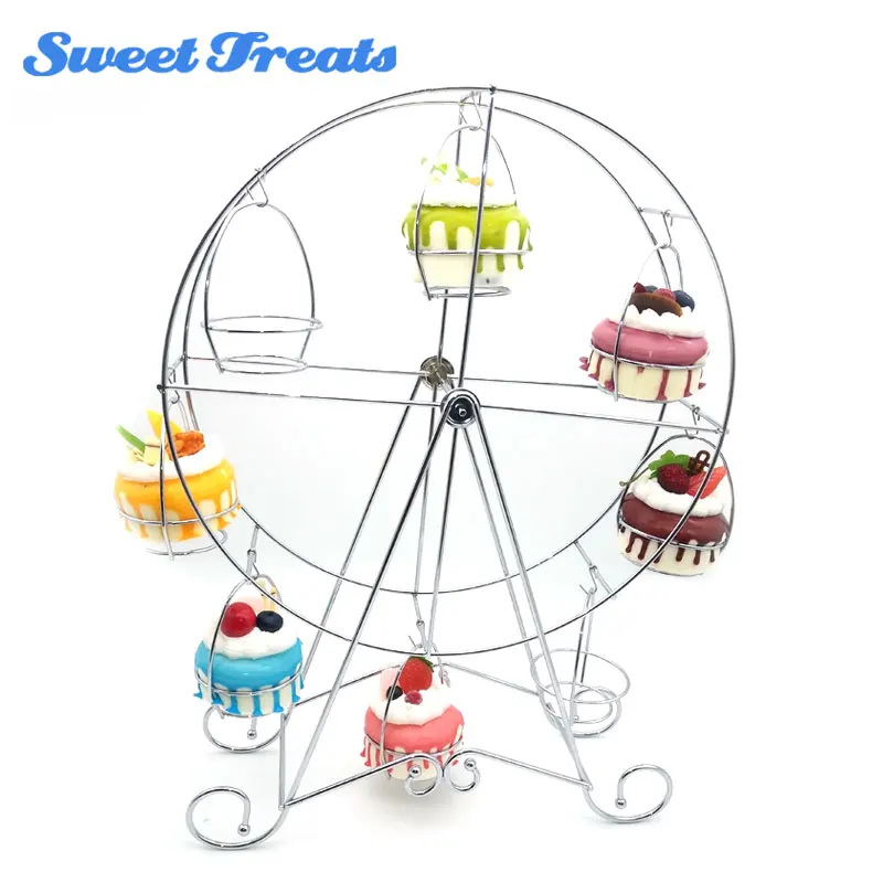 sweettreats-8-cup-metal-rotating-ferris-wheel-cupcake-and-dessert-stand
