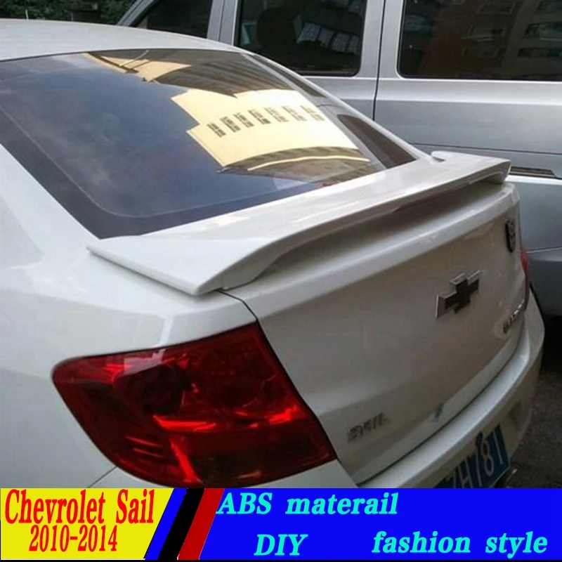 use for chevrolet sail spoiler 2010 2014 sail spoiler with led light