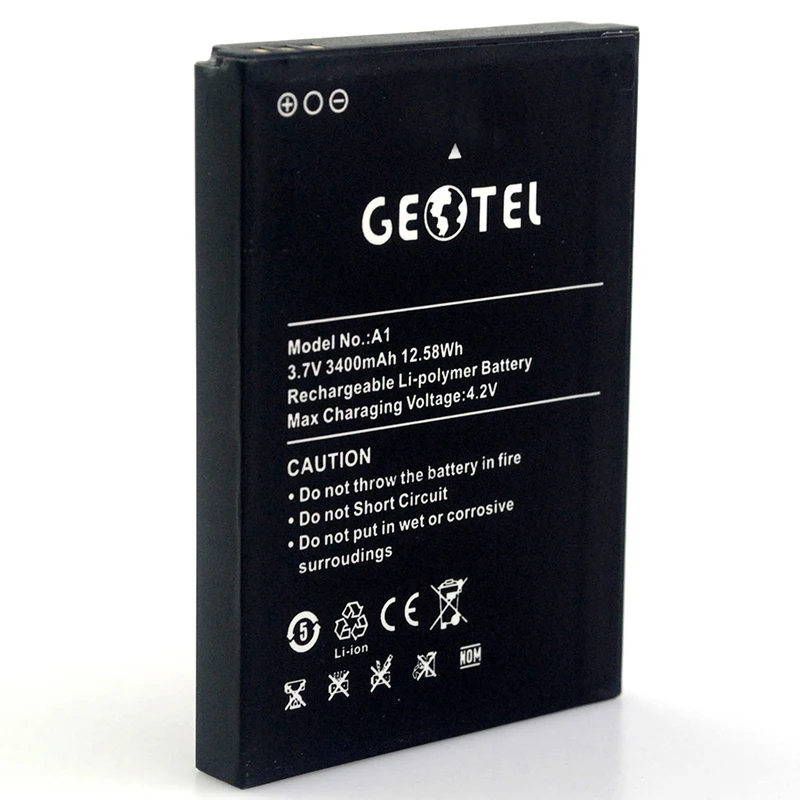 Roson батарея мобильного телефона для GEOTEL A1, 3400mAh Новые резервные батареи Замена для GEOTEL A1 смарт-телефон литий-ионная батарея