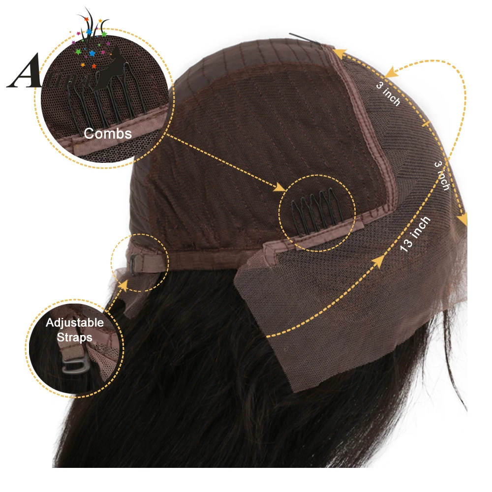 250% плотность глубокая часть 13x6 синтетические волосы на кружеве натуральные волосы Искусственные парики прямые индийские волосы парики Remy Предварительно сорвал