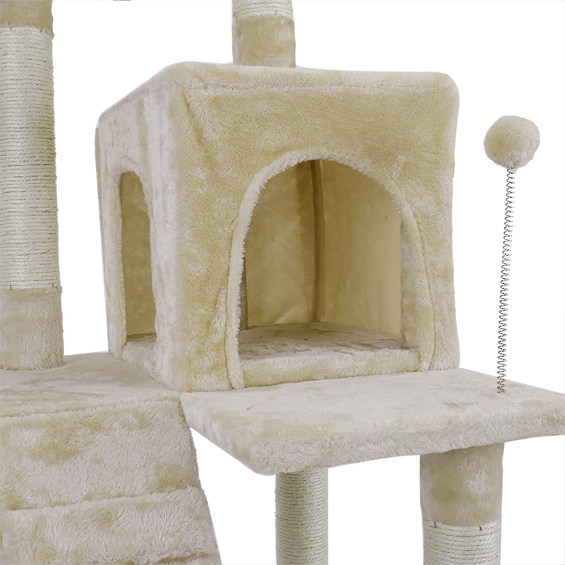 Европейская домашняя большая кошка высотой 175 см игрушка домик для кошки Дерево Мебель для питомца поцарапанное деревянное дерево кошка прыгающая лестница для питомца любовь