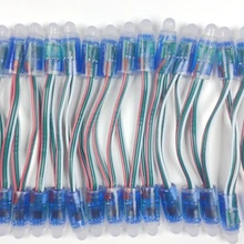 DC5V WS2811 IC светодиодный светильник 12 мм полноцветный IP68 открытый водонепроницаемый рекламный светодиодный светильник s