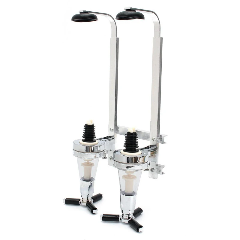 JX-LCLYL 1pc 2 Bottle Liquor Holder Wall Mounted Alcohol Dispenser Drinking Home Bar Tool
