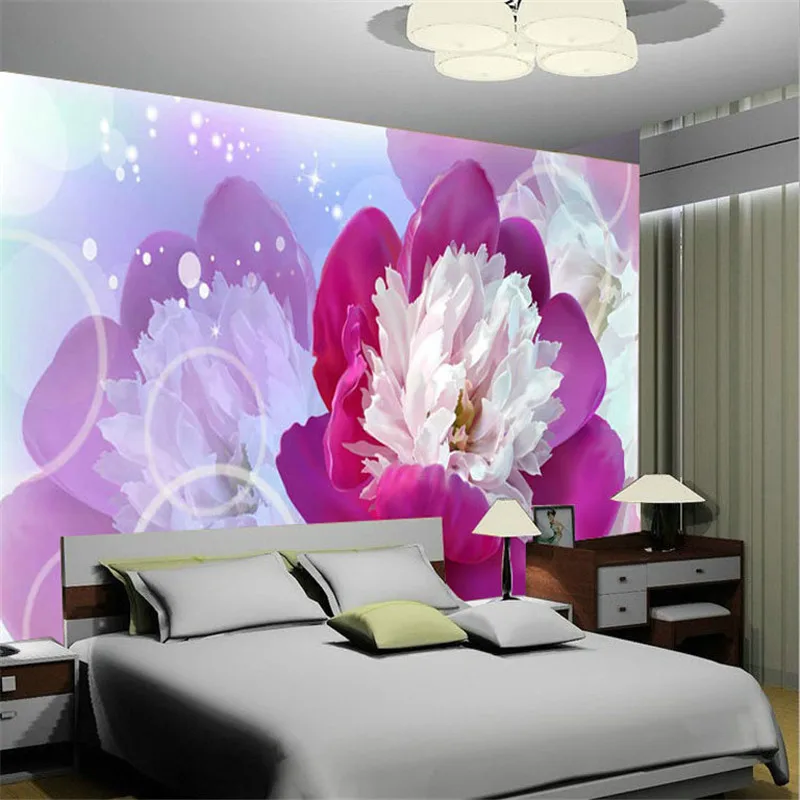 3d photo murals wallpaper Dream Rose 3D Flower Mural Papel for bedroom