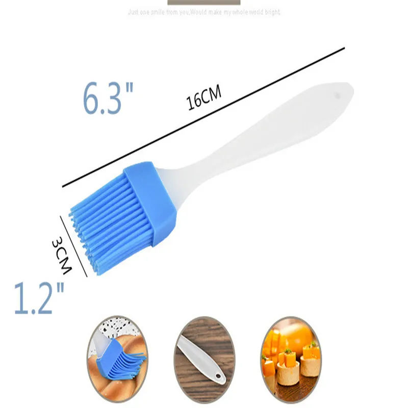 1 шт Силиконовые щетка для шашлычницы кисть для выпечки термостойкие ворса DIY Кухня барбекю выпечки инструменты торт