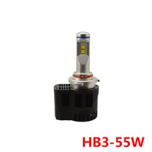 2 шт. все-в-одном Автомобильные фары P6 светодиодный HB3/H10 авто передняя лампа 55 Вт 5200lm светодиодный лампы Противотуманные фары 6000 K